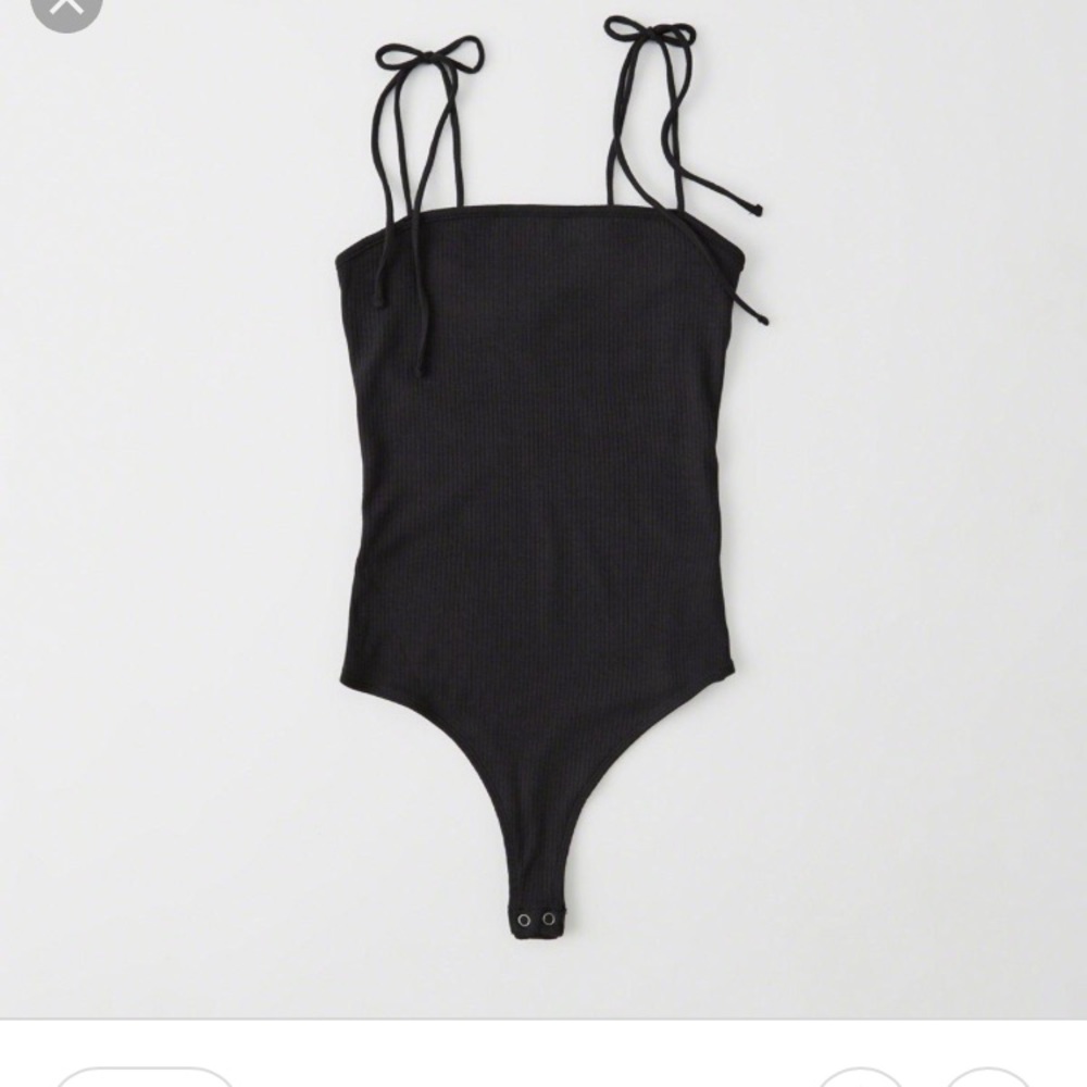 Abercrombie shoulder tie bodysuit, size small